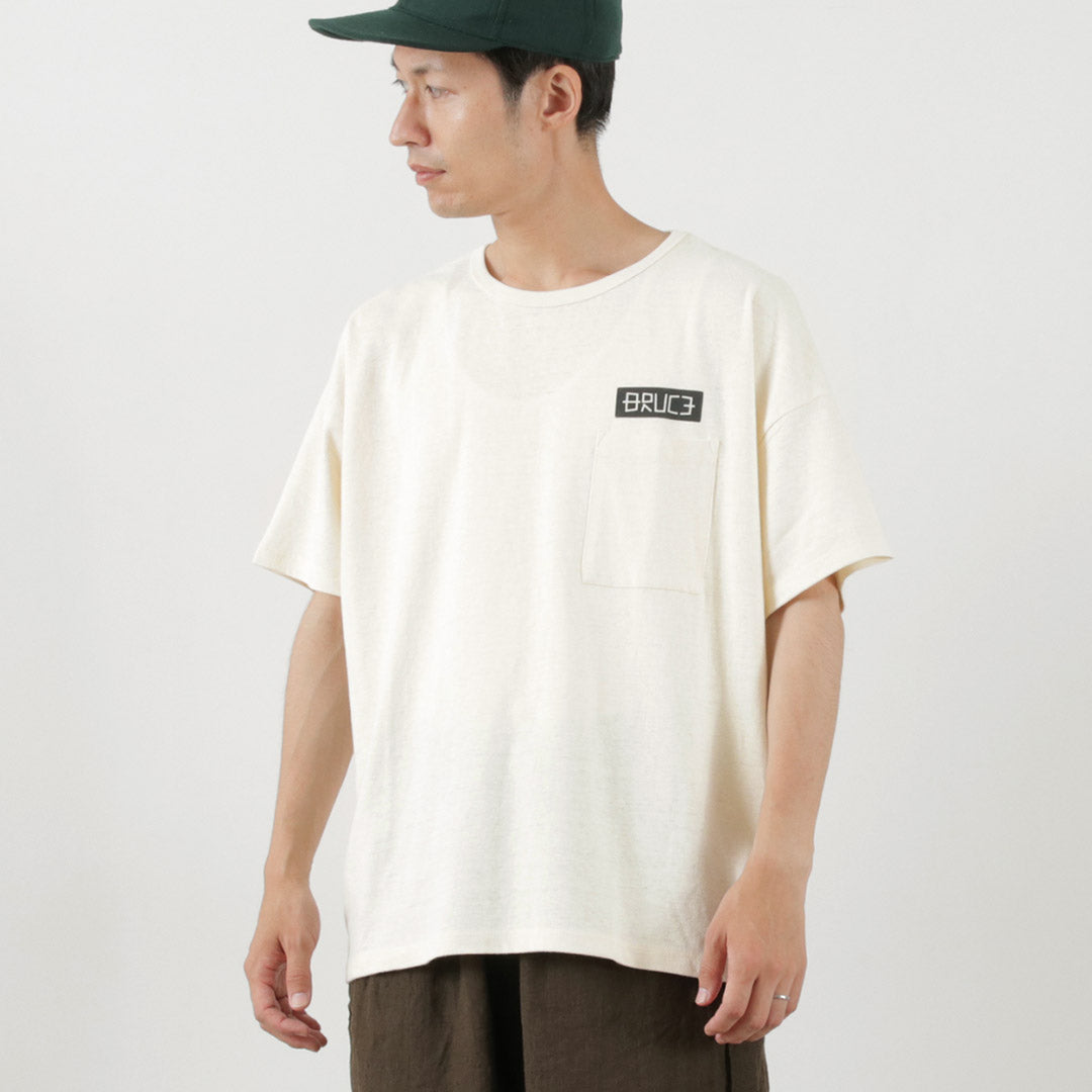 GOHEMP / NC Mono Tone Wide Poket Tee