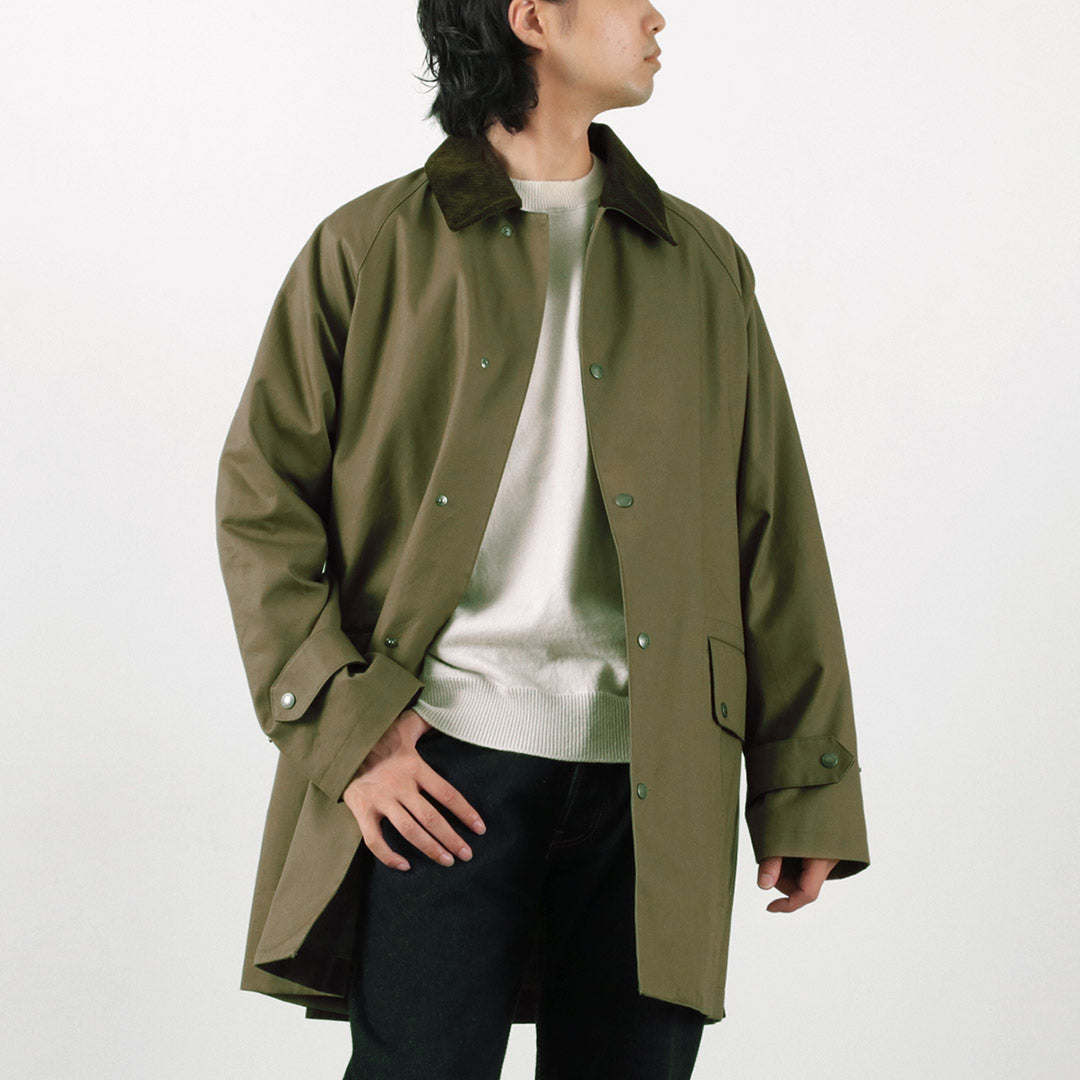 TRADITIONAL WEATHERWEAR / High Density Fabric Corduroy Collar Coat