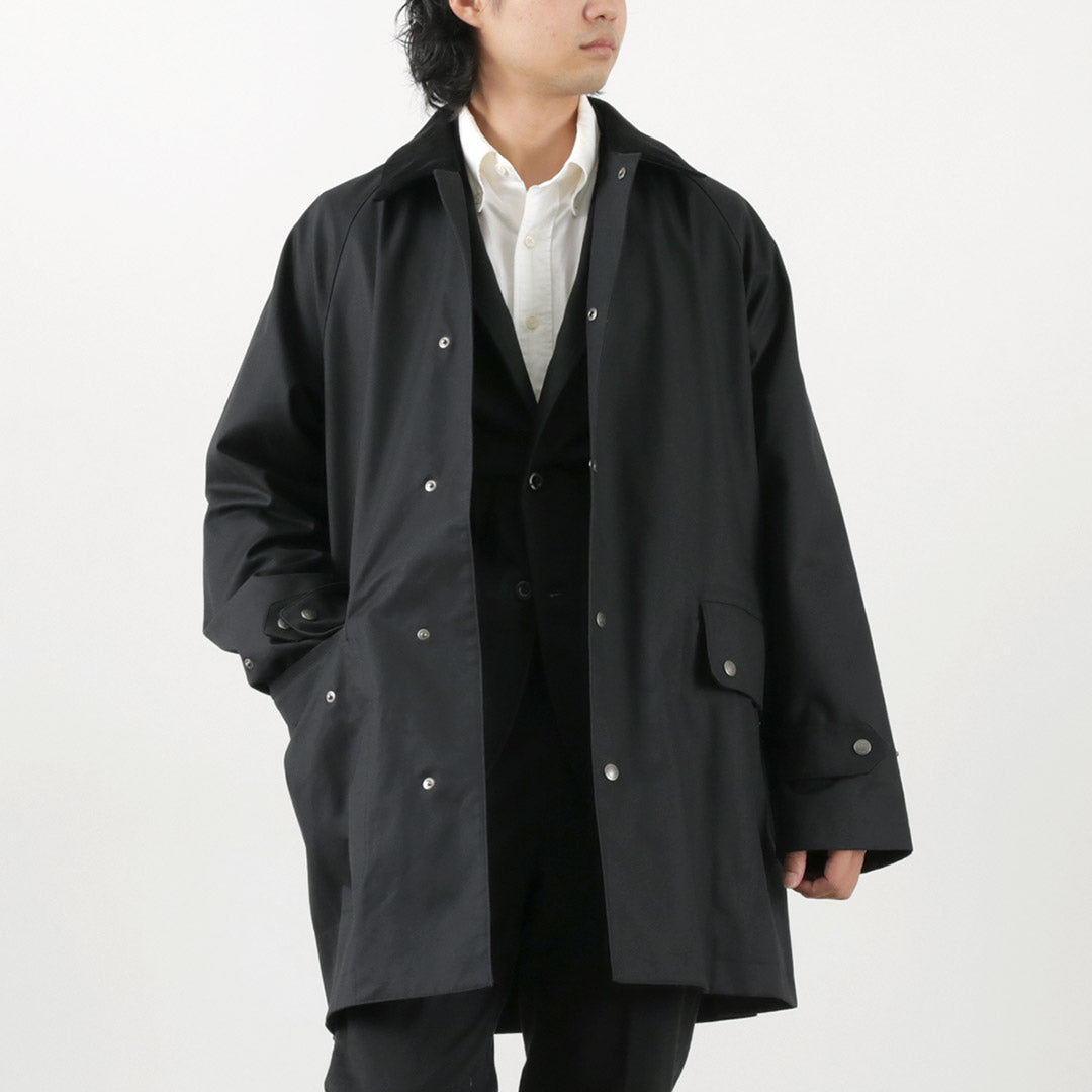 TRADITIONAL WEATHERWEAR / High Density Fabric Corduroy Collar Coat