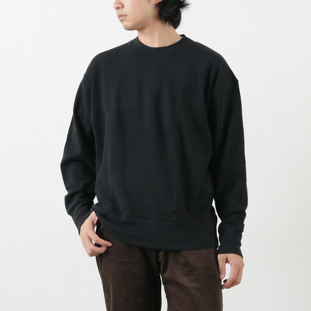 GICIPI / ORSO Crew Neck Ribbed Long Sleeve Milano Rib Knit Sewn