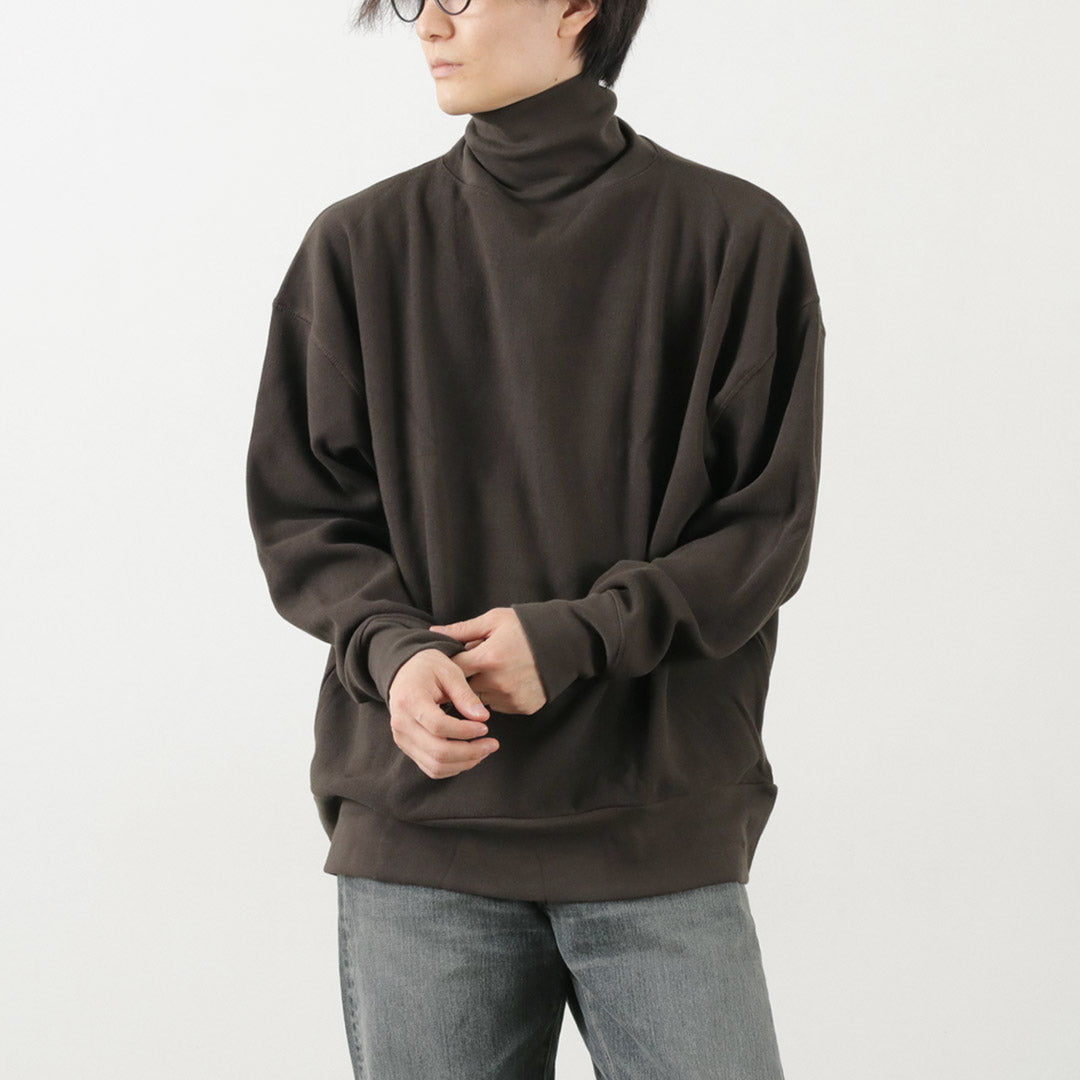 gicipi / scimmia mockneck ribbed 긴 소매 밀라노 갈비 니트 꿰매