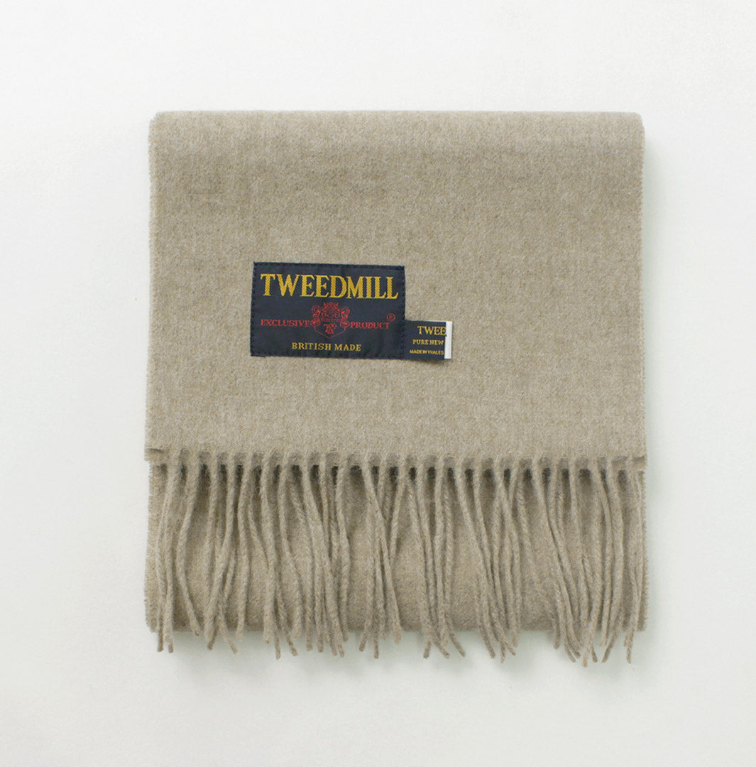 TweedMill / Lambswool围巾固体