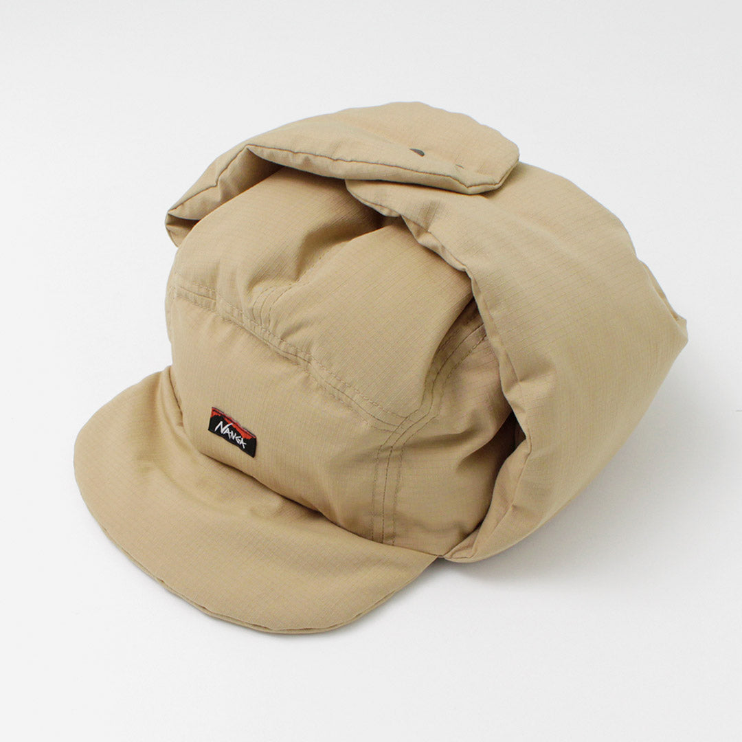 NANGA / Fire-resistant Ripstop Down Earflap Cap