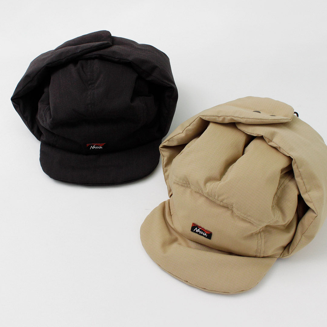 NANGA / Fire-resistant Ripstop Down Earflap Cap