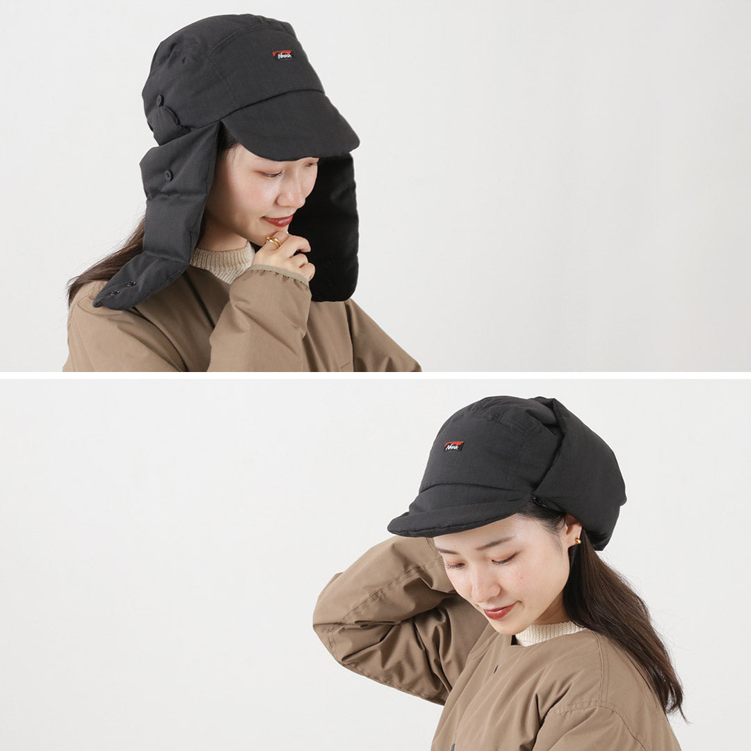 NANGA / Fire-resistant Ripstop Down Earflap Cap