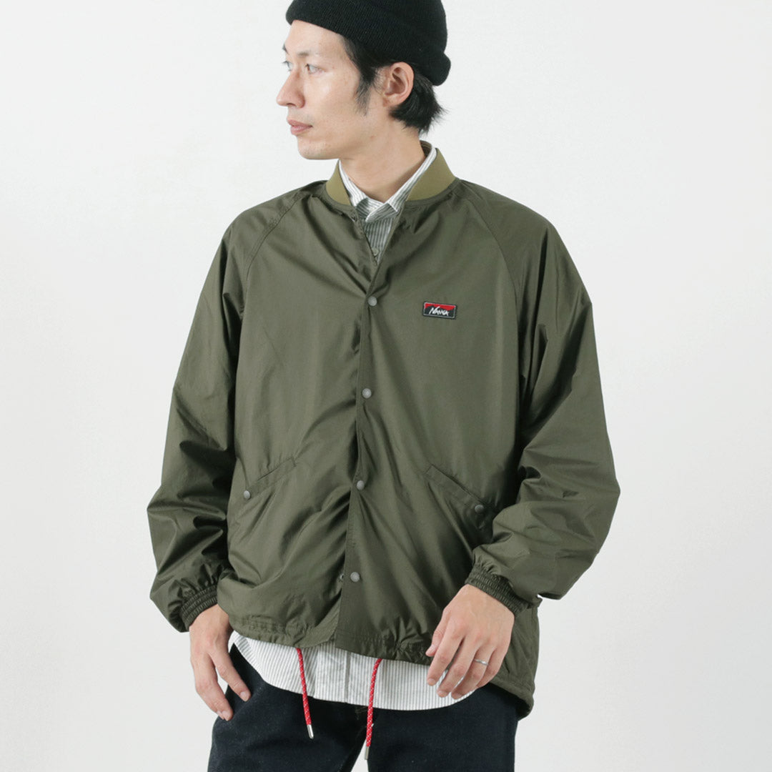 NANGA / Ribbed Collar Coach Jacket