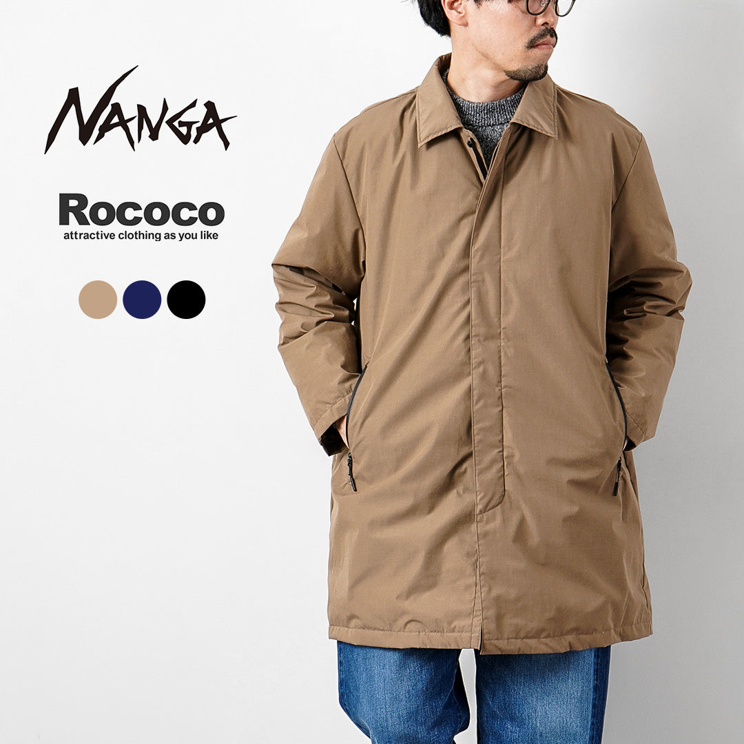 NANGA / HINOC Down Balmacaan Coat