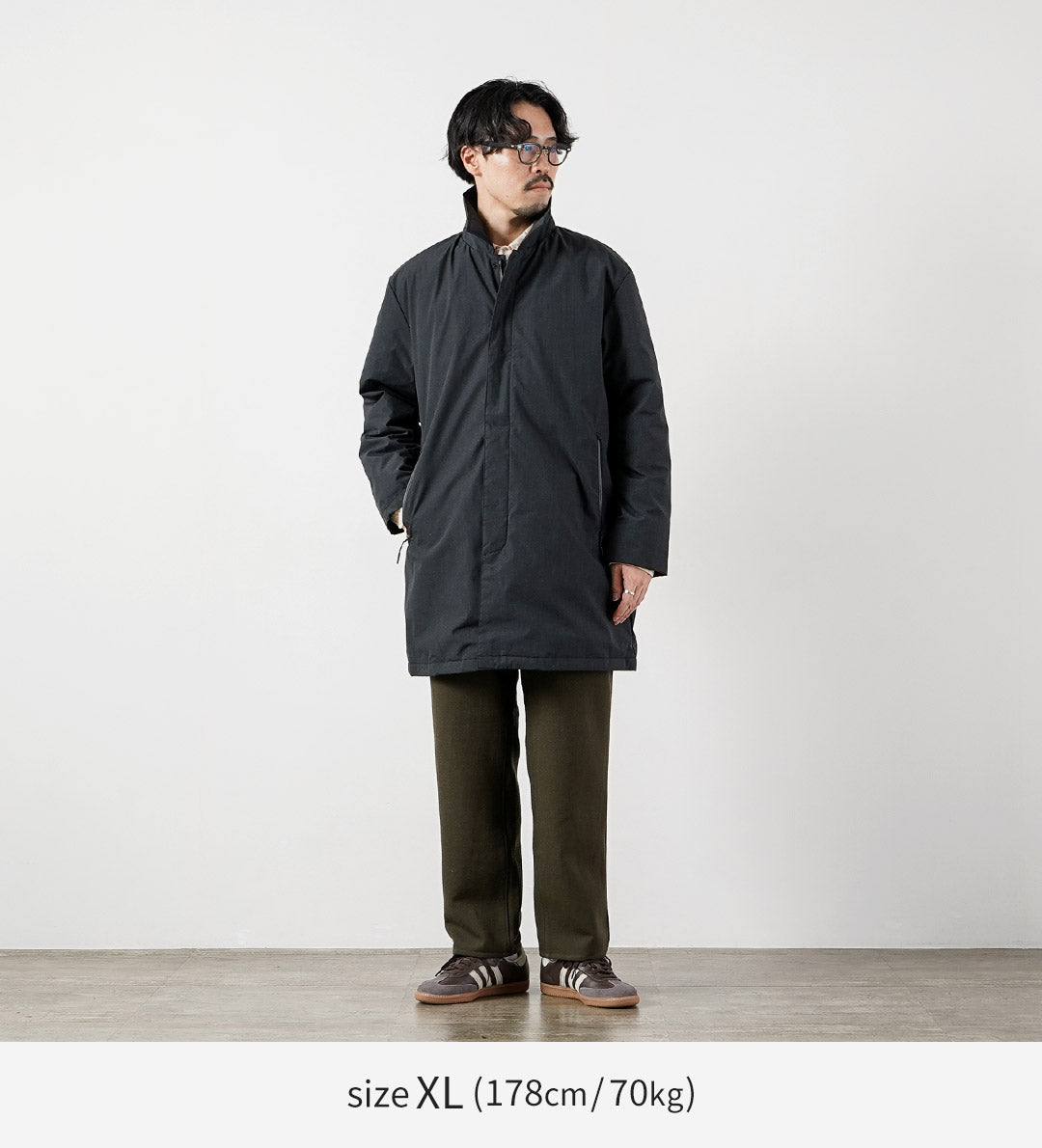 NANGA / HINOC Down Balmacaan Coat