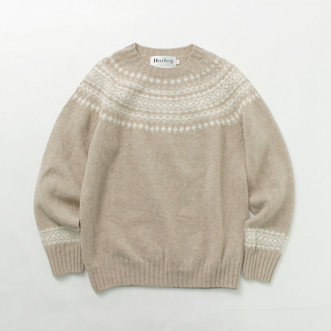 Harley d'Écosse / Fair Isle Crew Neck Pull