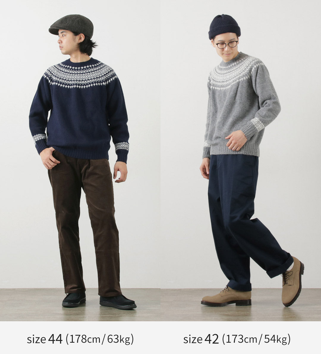 苏格兰的Harley / Fair Isle Crew Neck毛衣