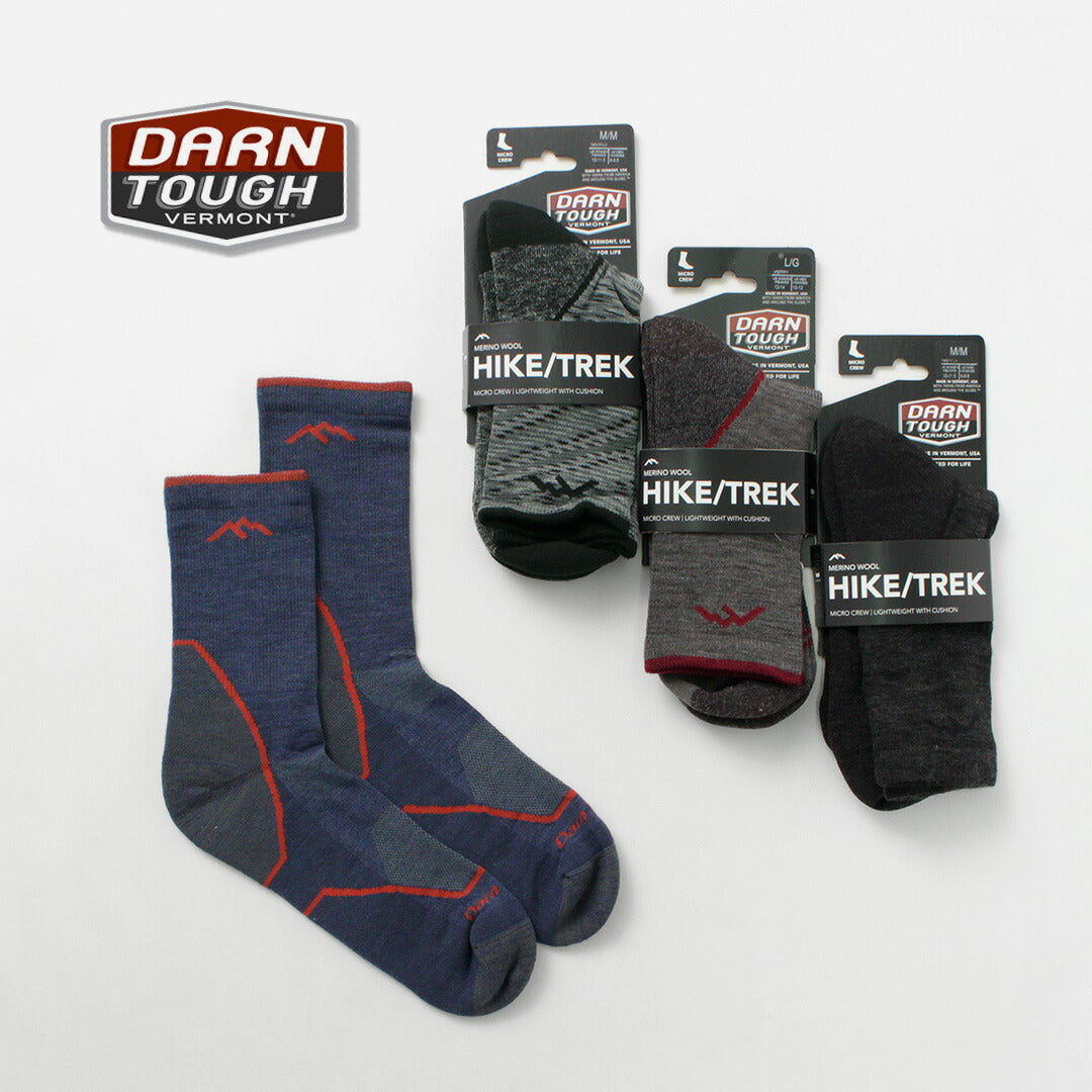 DARN TOUGH / Light Hiker Micro Crew Lightweight Cushion Socks