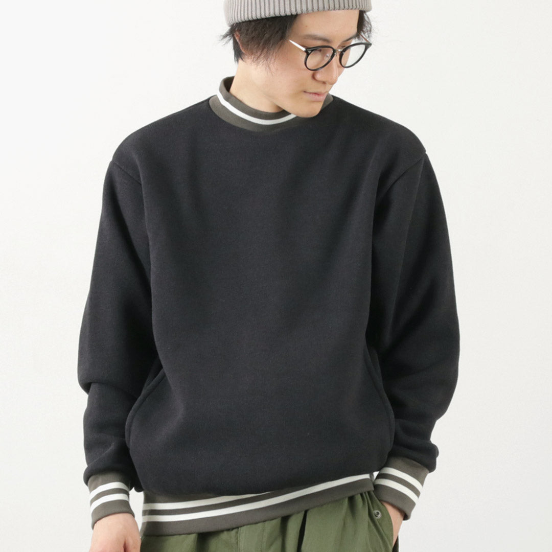 Burlap Overniter / Tricot Fleece Mock Top