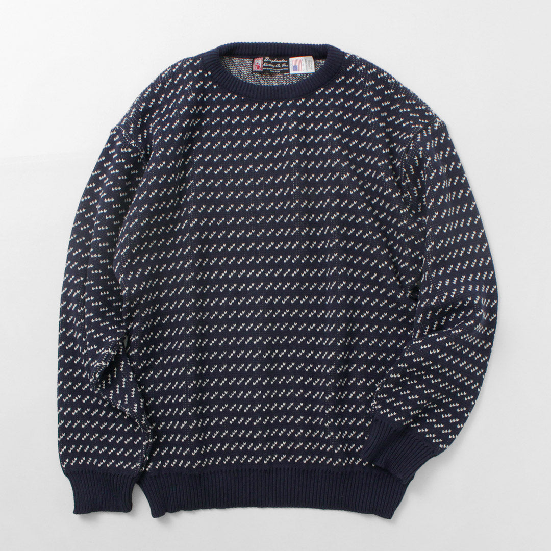 Binghamton Knitting Company / Birds Eye Crew Sweater