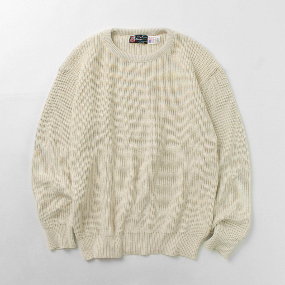 Binghamton 뜨개질 회사 / Shaker Crew Knit