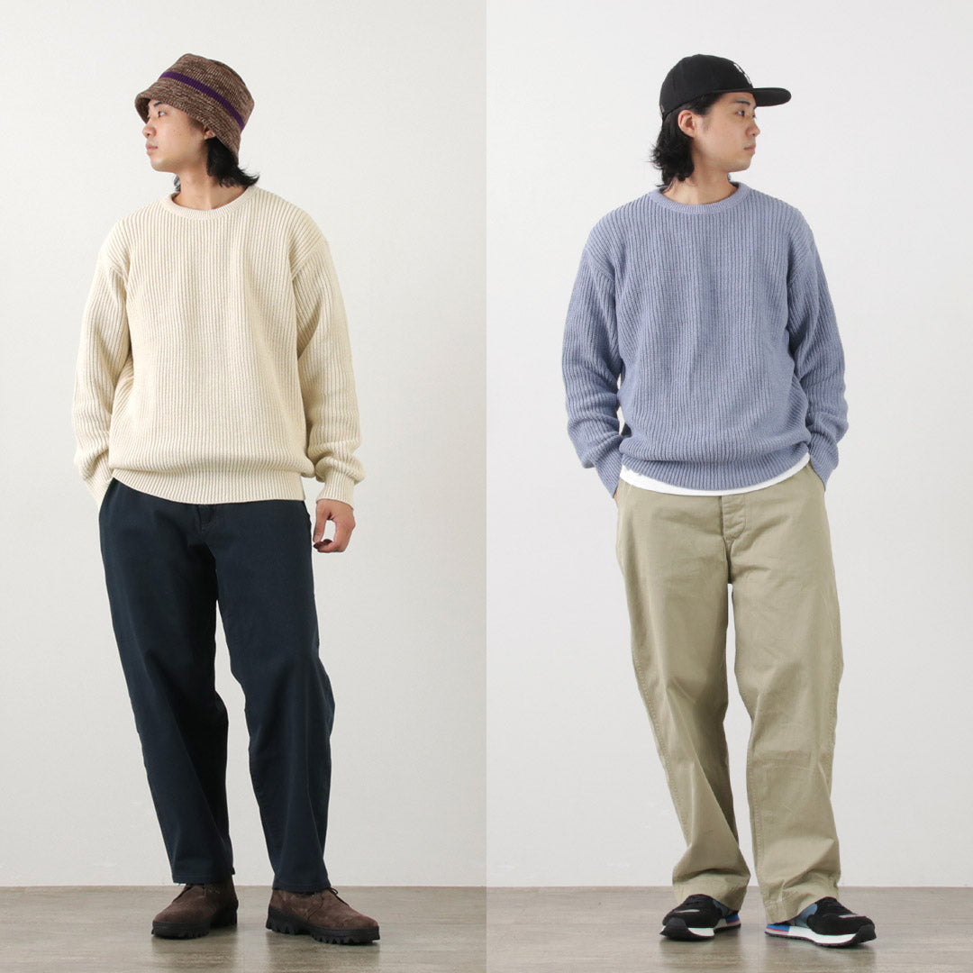 Binghamton 뜨개질 회사 / Shaker Crew Knit