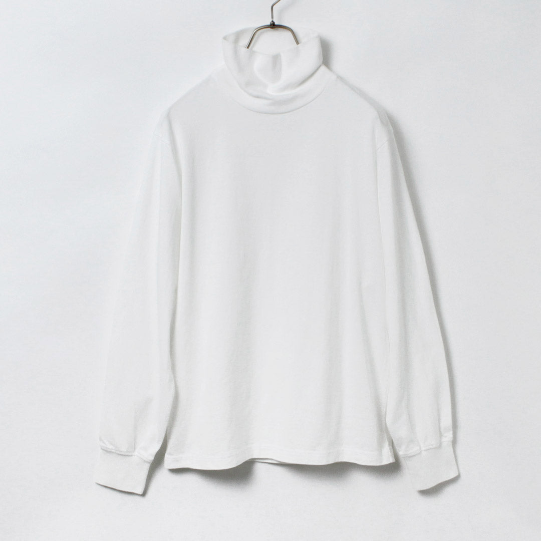 YONETOMI NEW BASIC / Garment Dyed Turtleneck T-Shirt