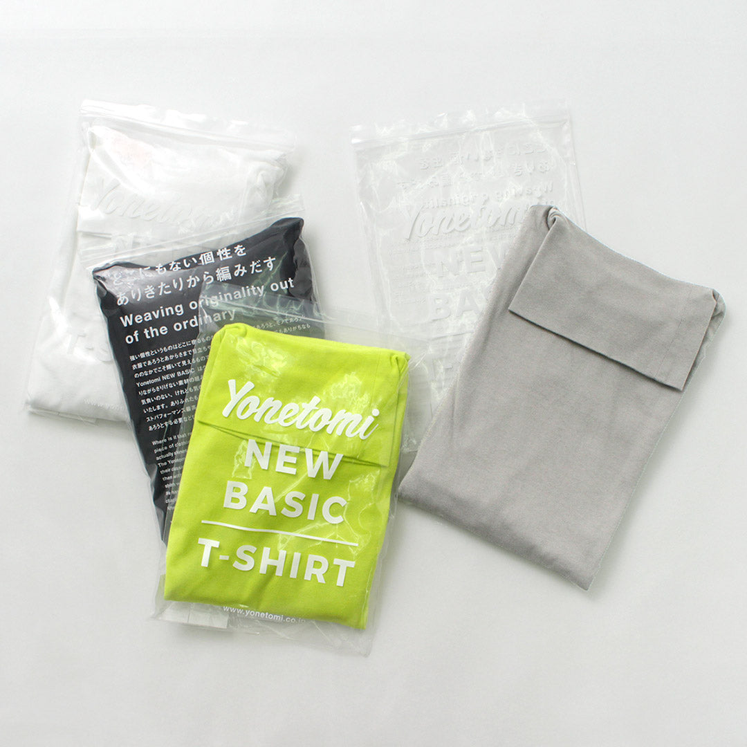 YONETOMI NEW BASIC / New Basic Garment Dye T-Shirt