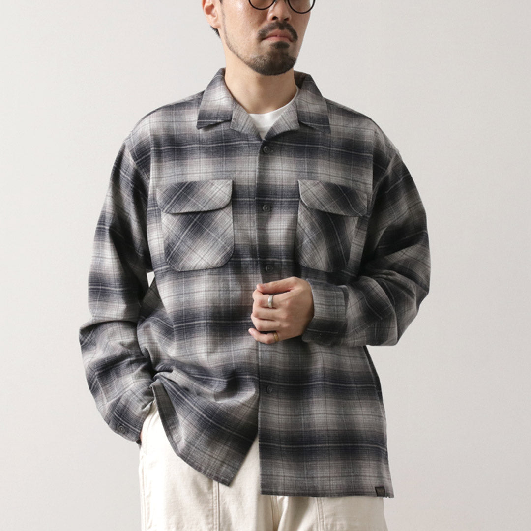 PENDLETON / Open Collar Shirt