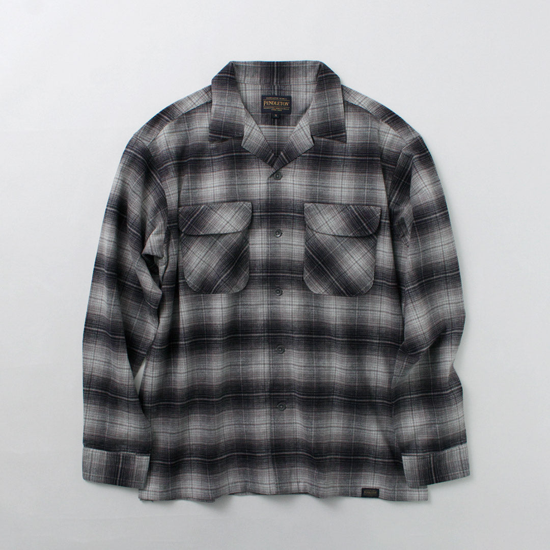 Pendleton / camisa de cuello abierto