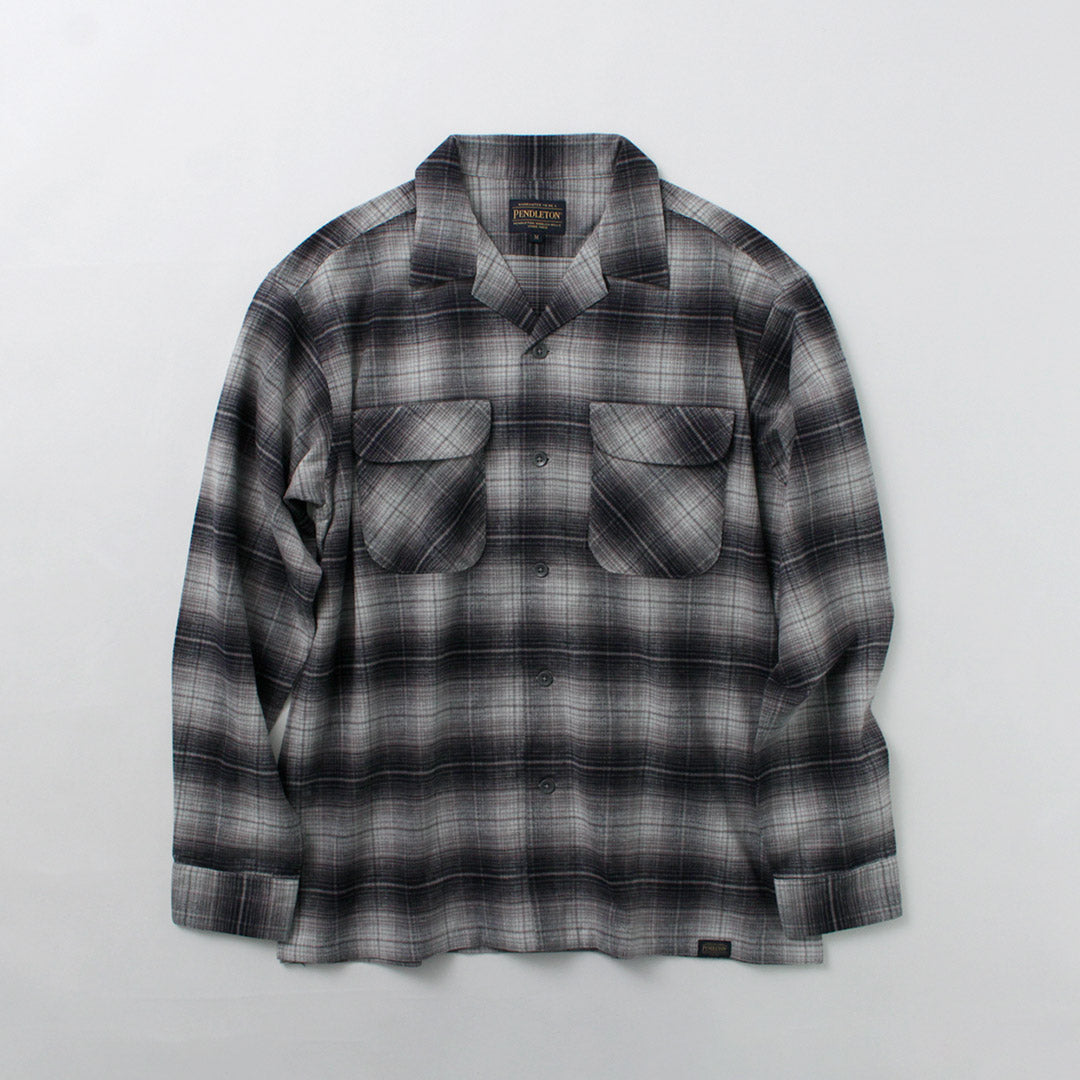 Pendleton / camisa de cuello abierto