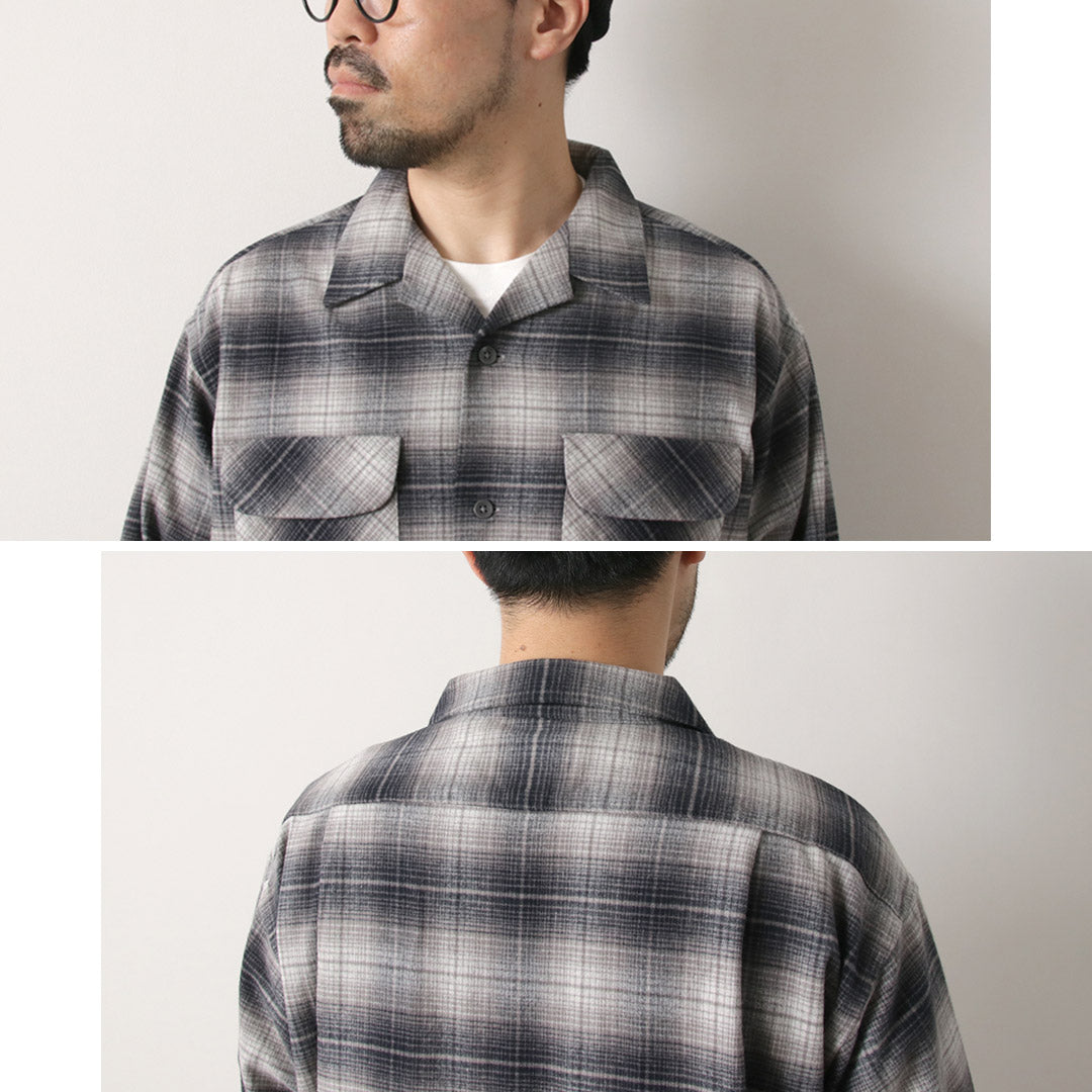 PENDLETON / Open Collar Shirt