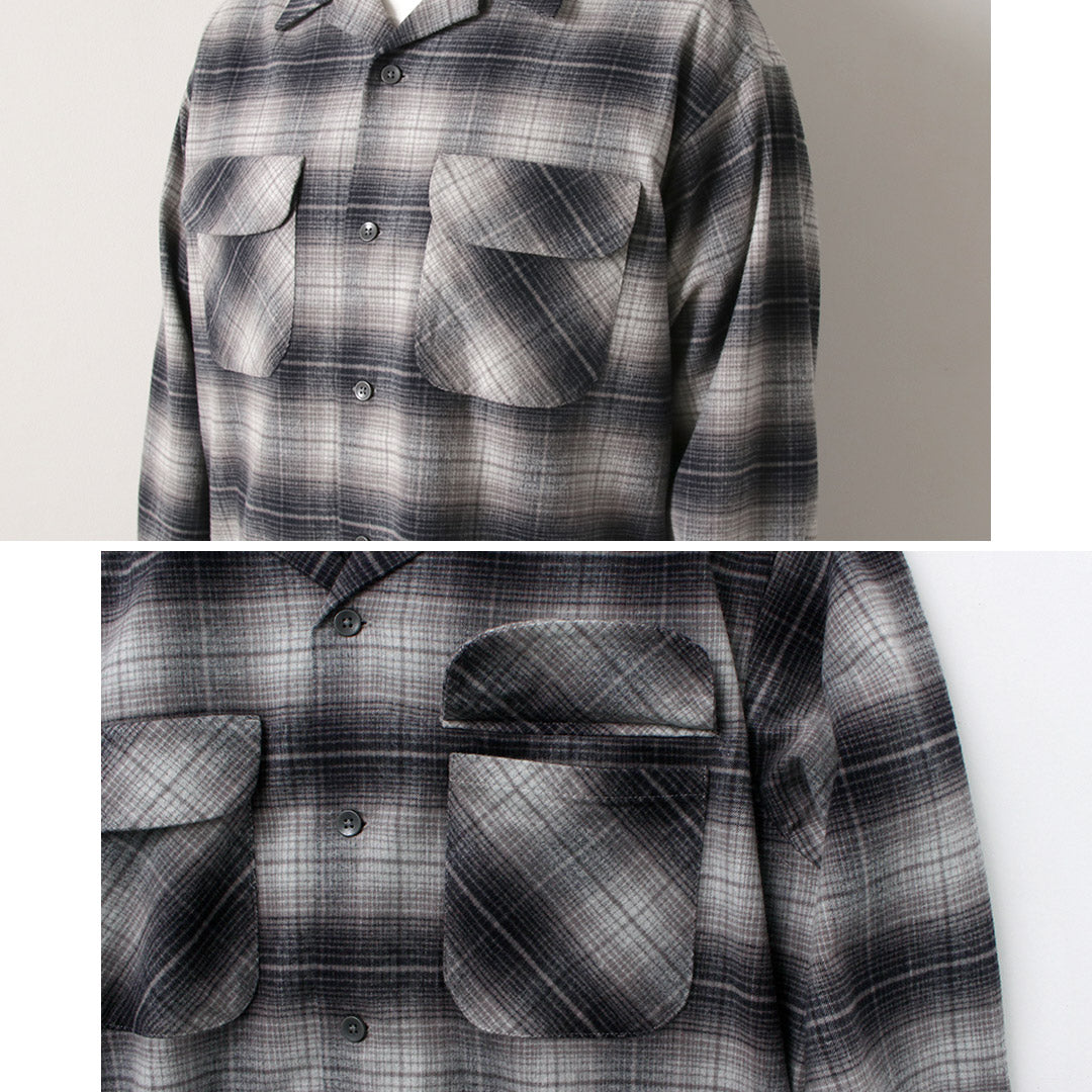 PENDLETON / Open Collar Shirt