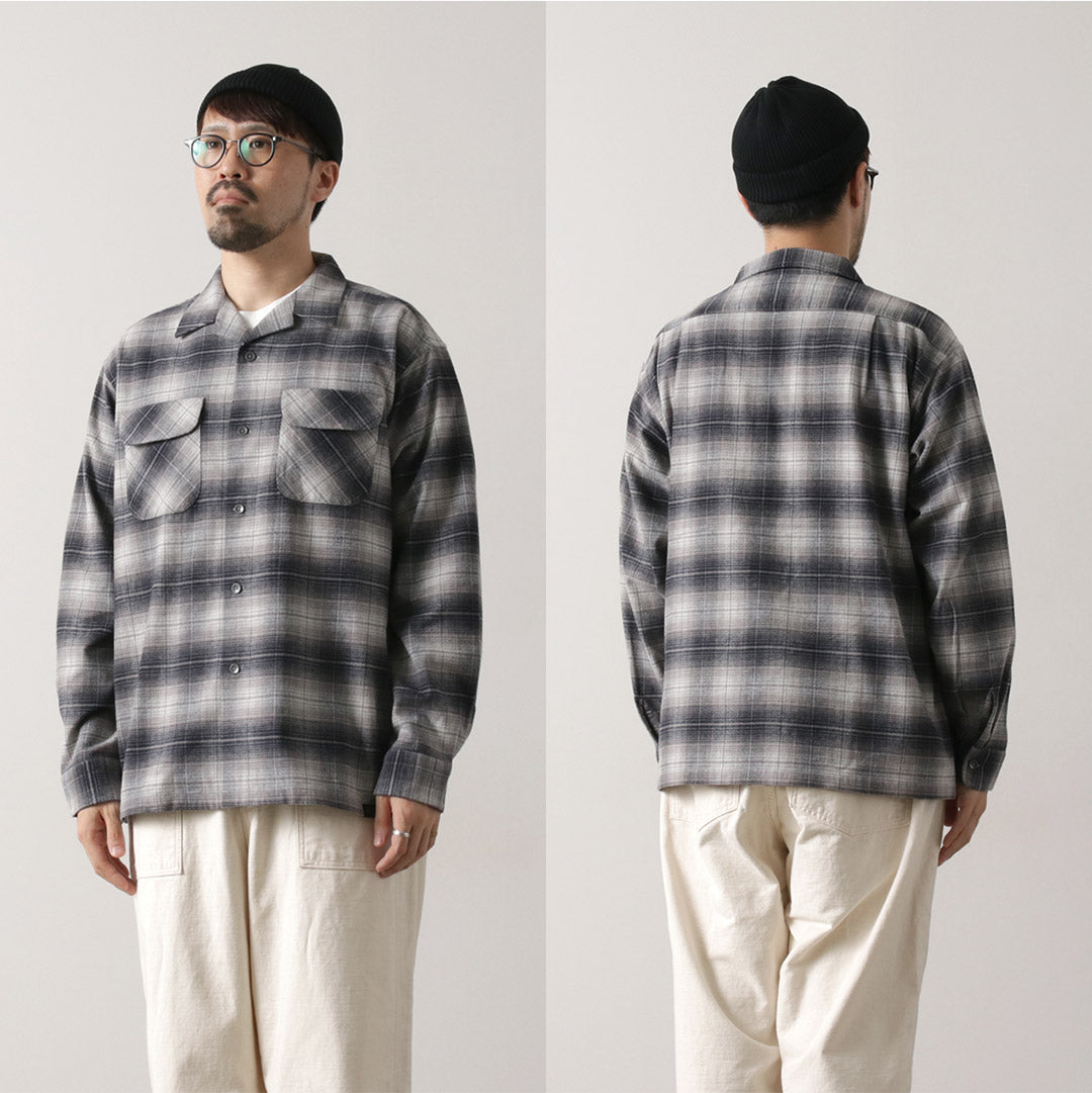 PENDLETON / Open Collar Shirt