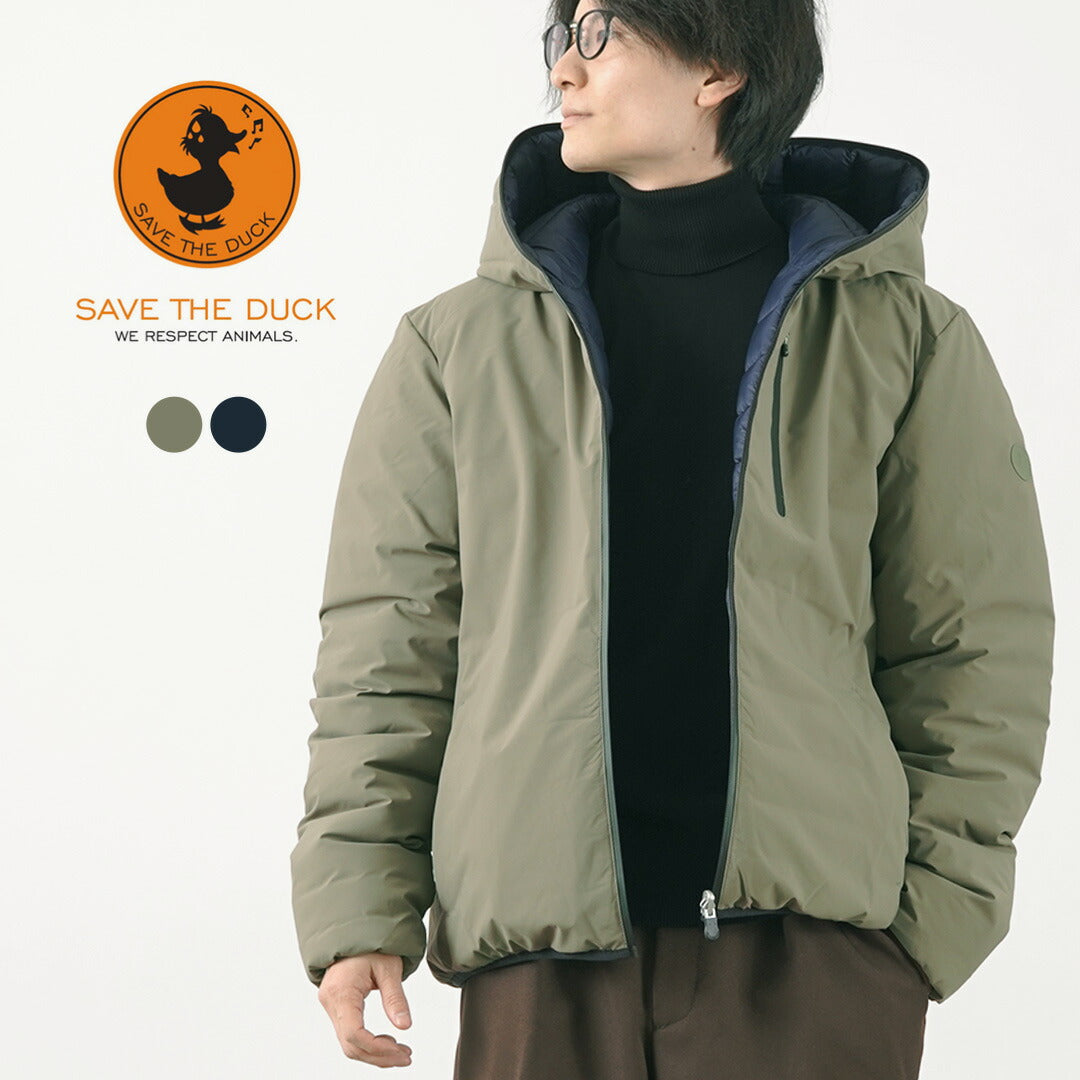 SAVE THE DUCK / Ezra Synthetic Down Reversible Hooded Jacket