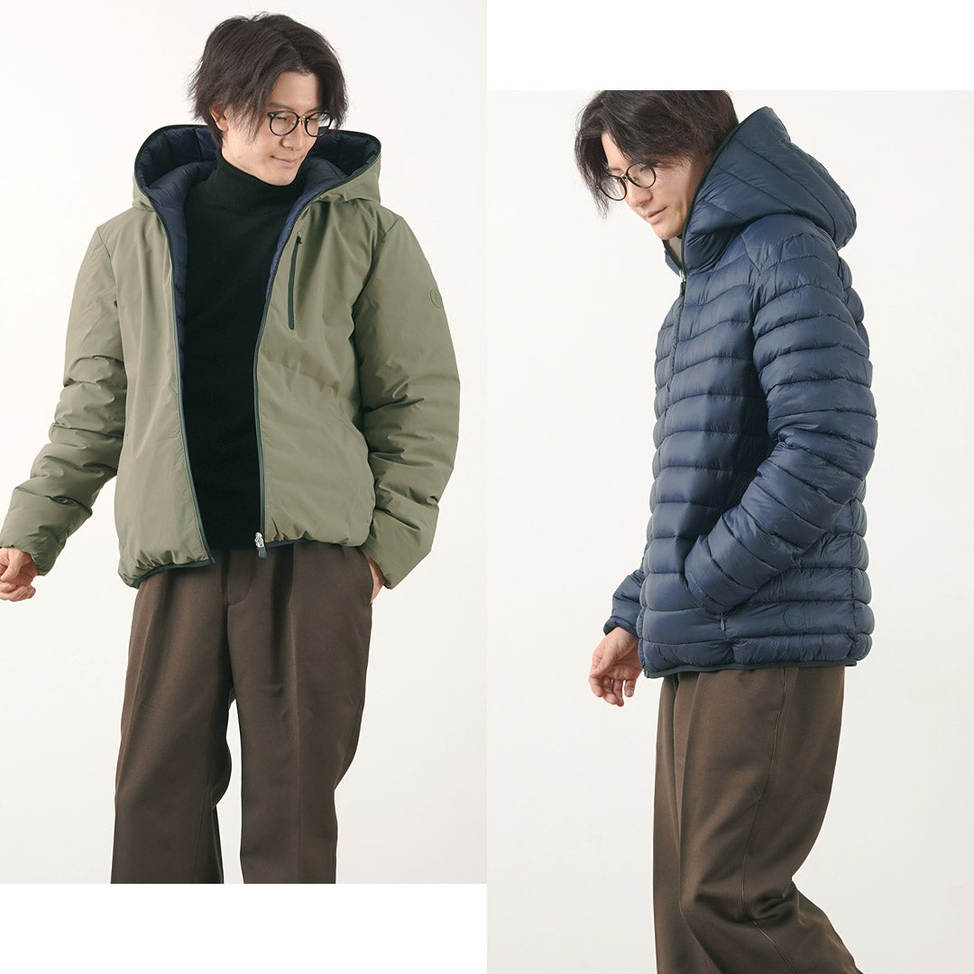 SAVE THE DUCK / Ezra Synthetic Down Reversible Hooded Jacket