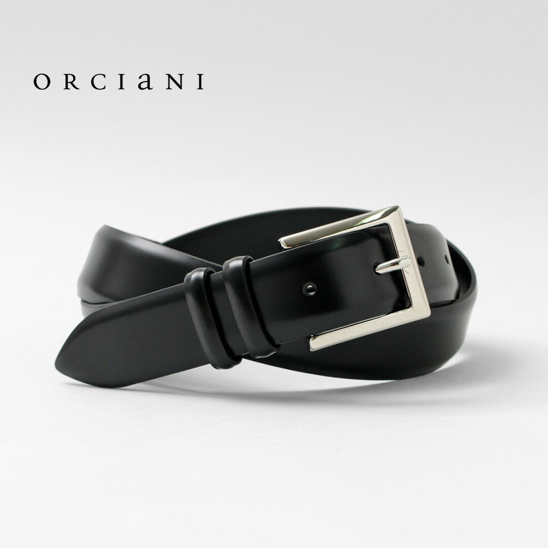 Ceinture en cuir classique d'Orciani / veau