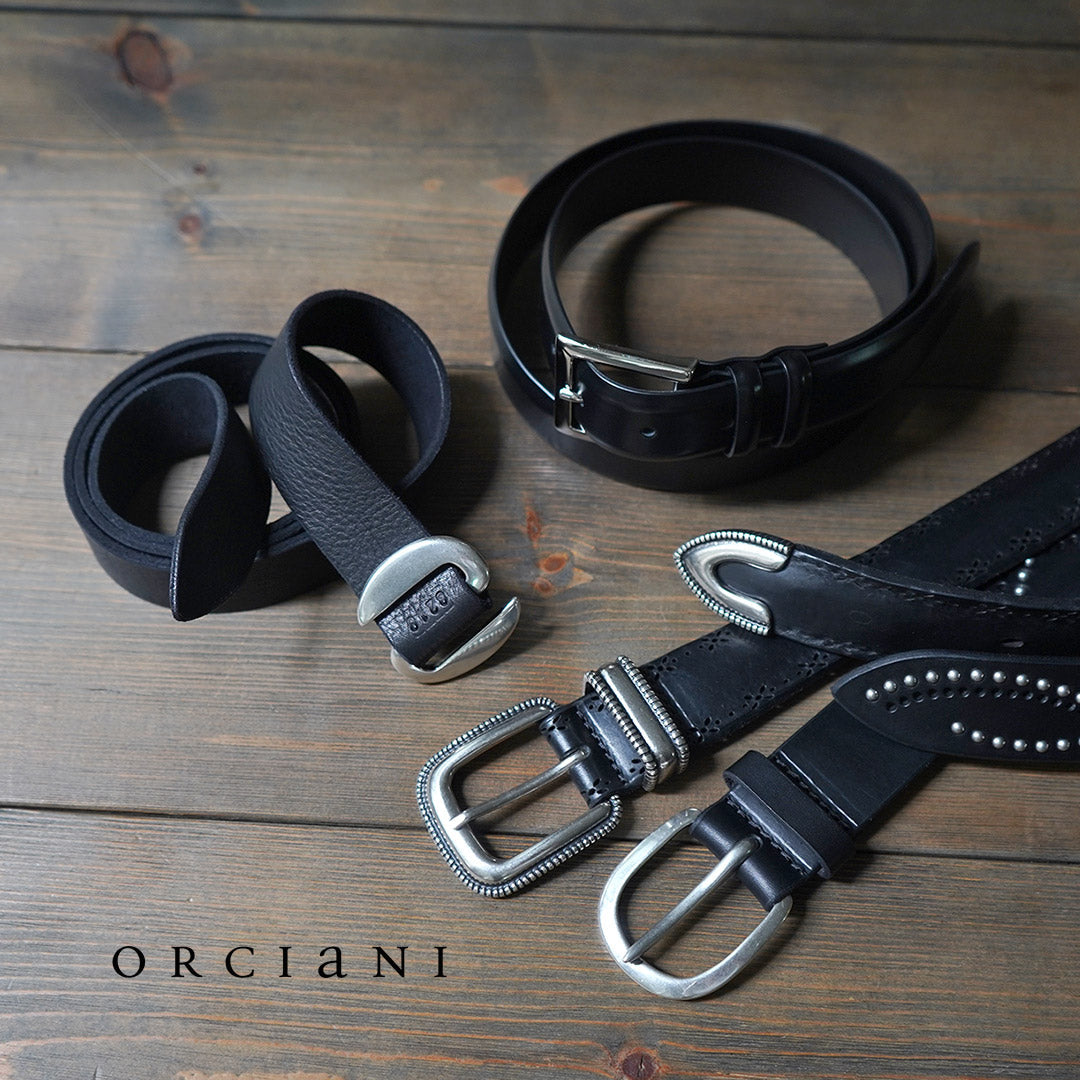 Ceinture en cuir classique d'Orciani / veau