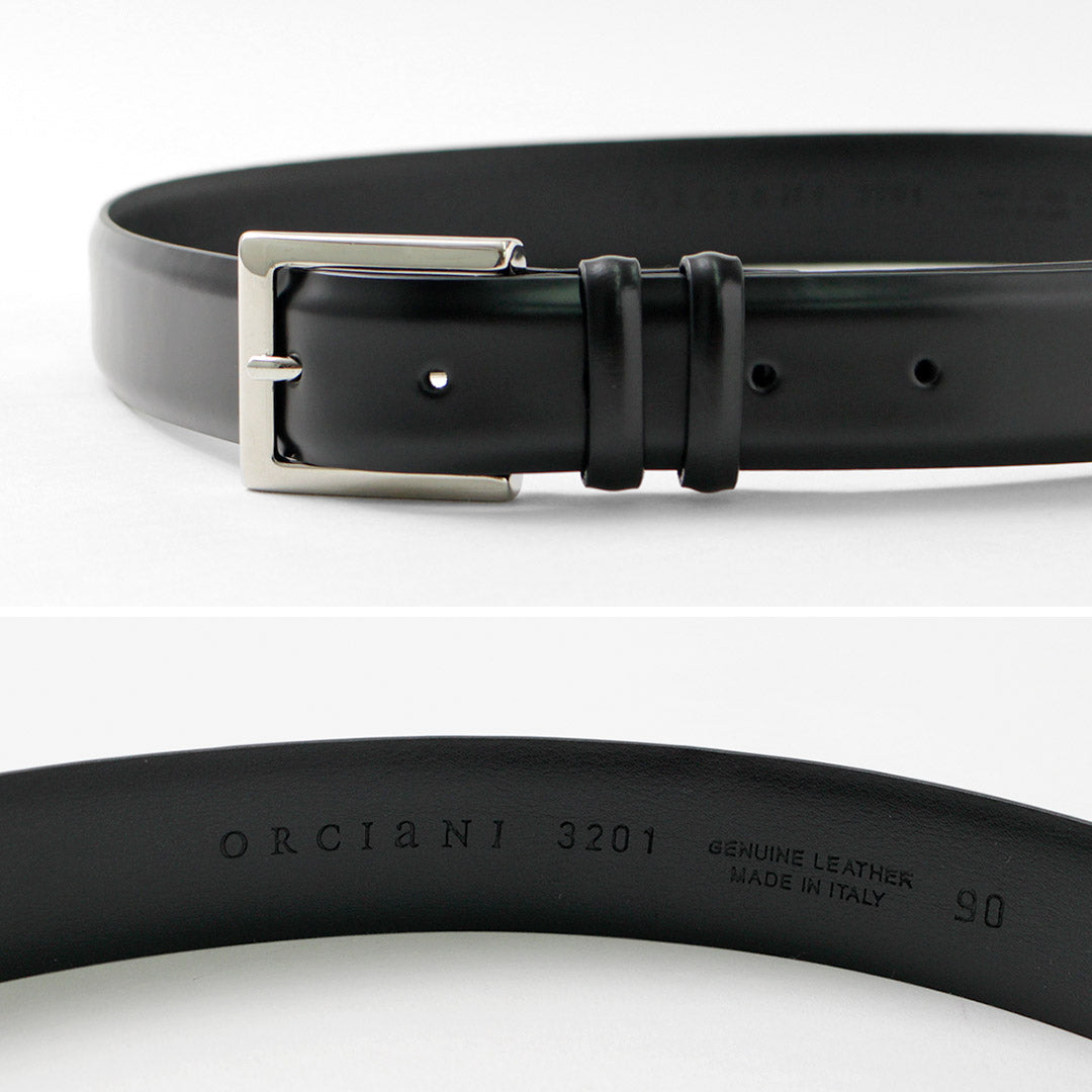 Ceinture en cuir classique d'Orciani / veau