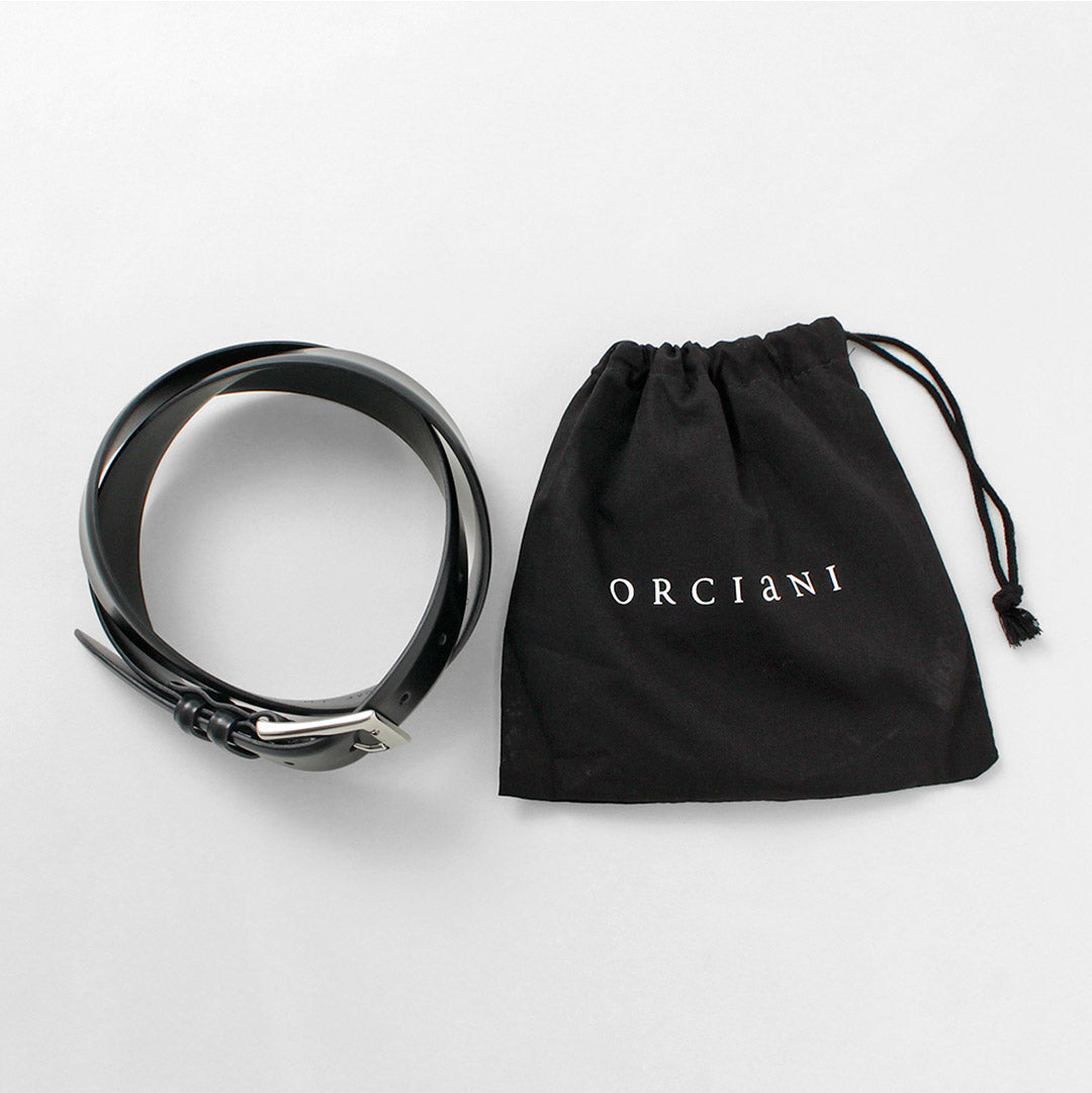 Ceinture en cuir classique d'Orciani / veau