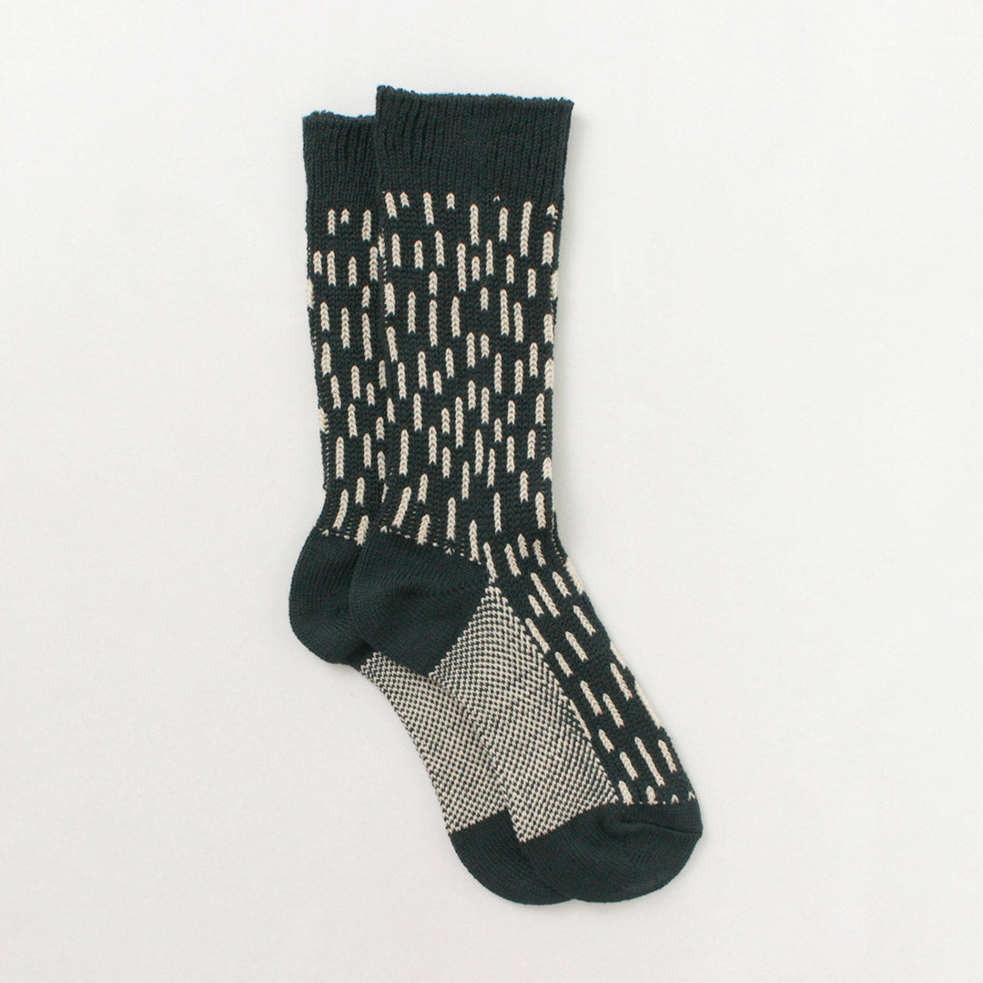 ROTOTO / Raindrop Crew Socks