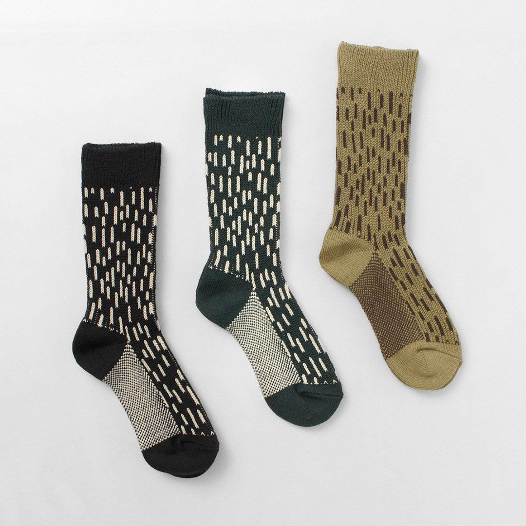 ROTOTO / Raindrop Crew Socks