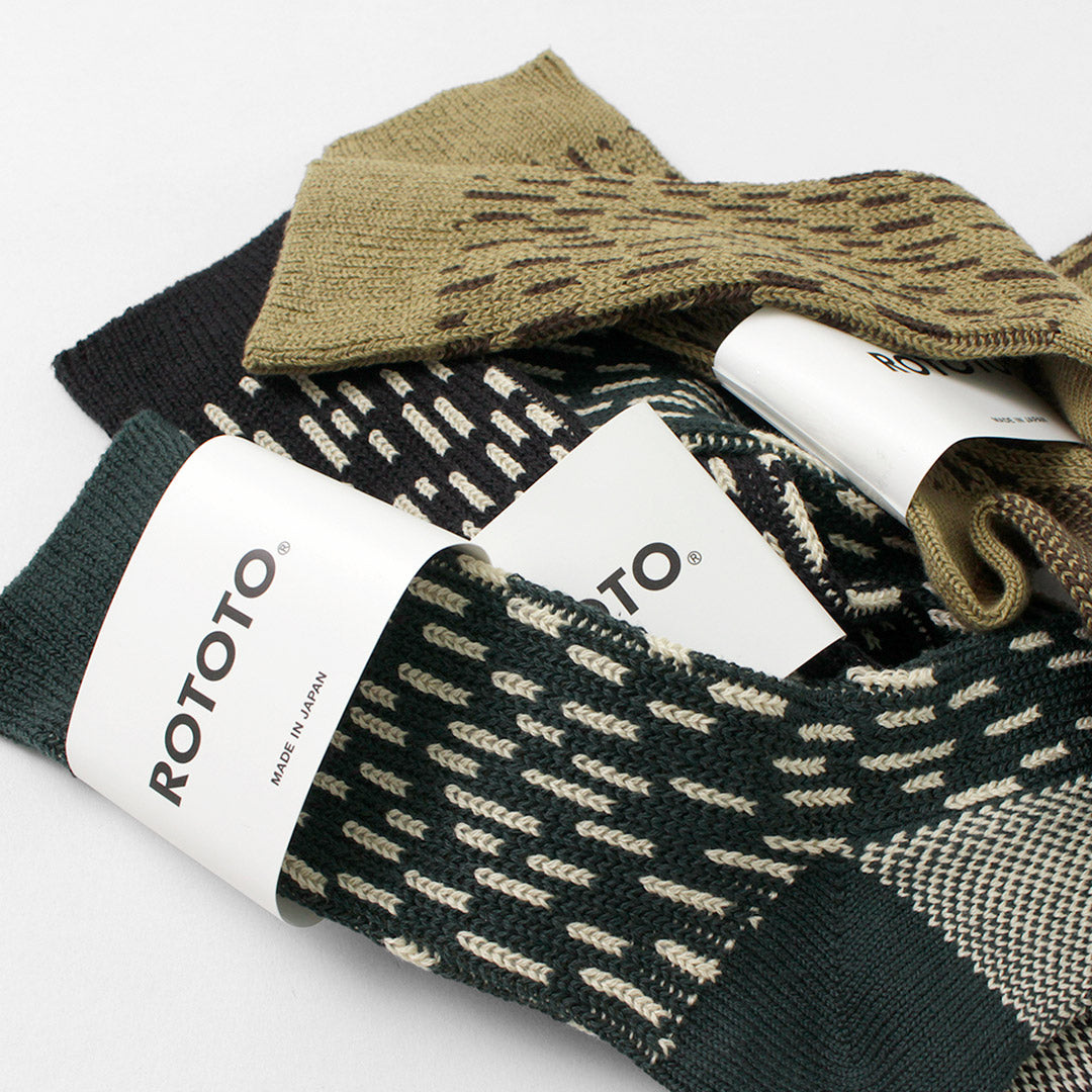 ROTOTO / Raindrop Crew Socks