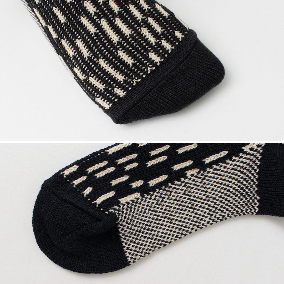 ROTOTO / Raindrop Crew Socks