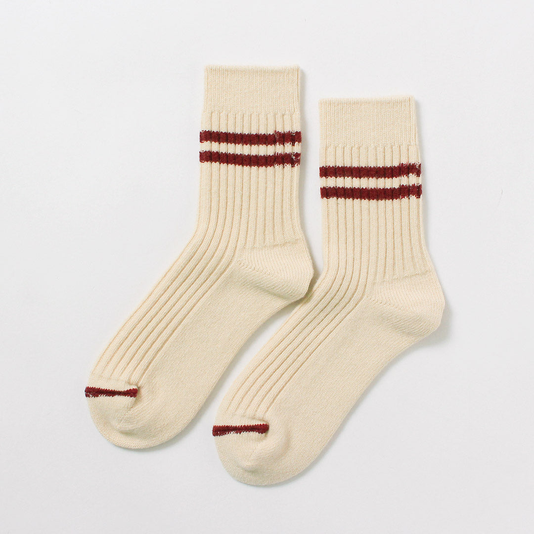 ROTOTO / Merino Lambswool Striped Socks