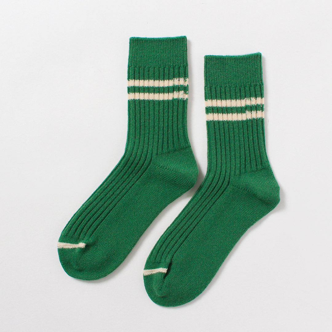 ROTOTO / Merino Lambswool Striped Socks
