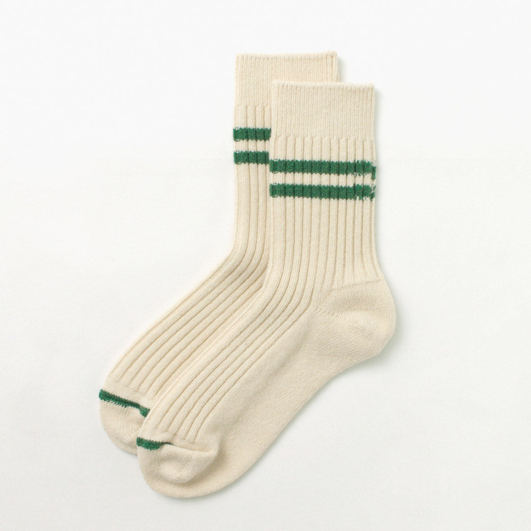 ROTOTO / Merino Lambs Wool Striped Socks