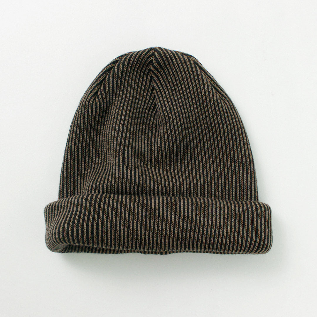 ROTOTO Super soft 2-way beanie Stripe