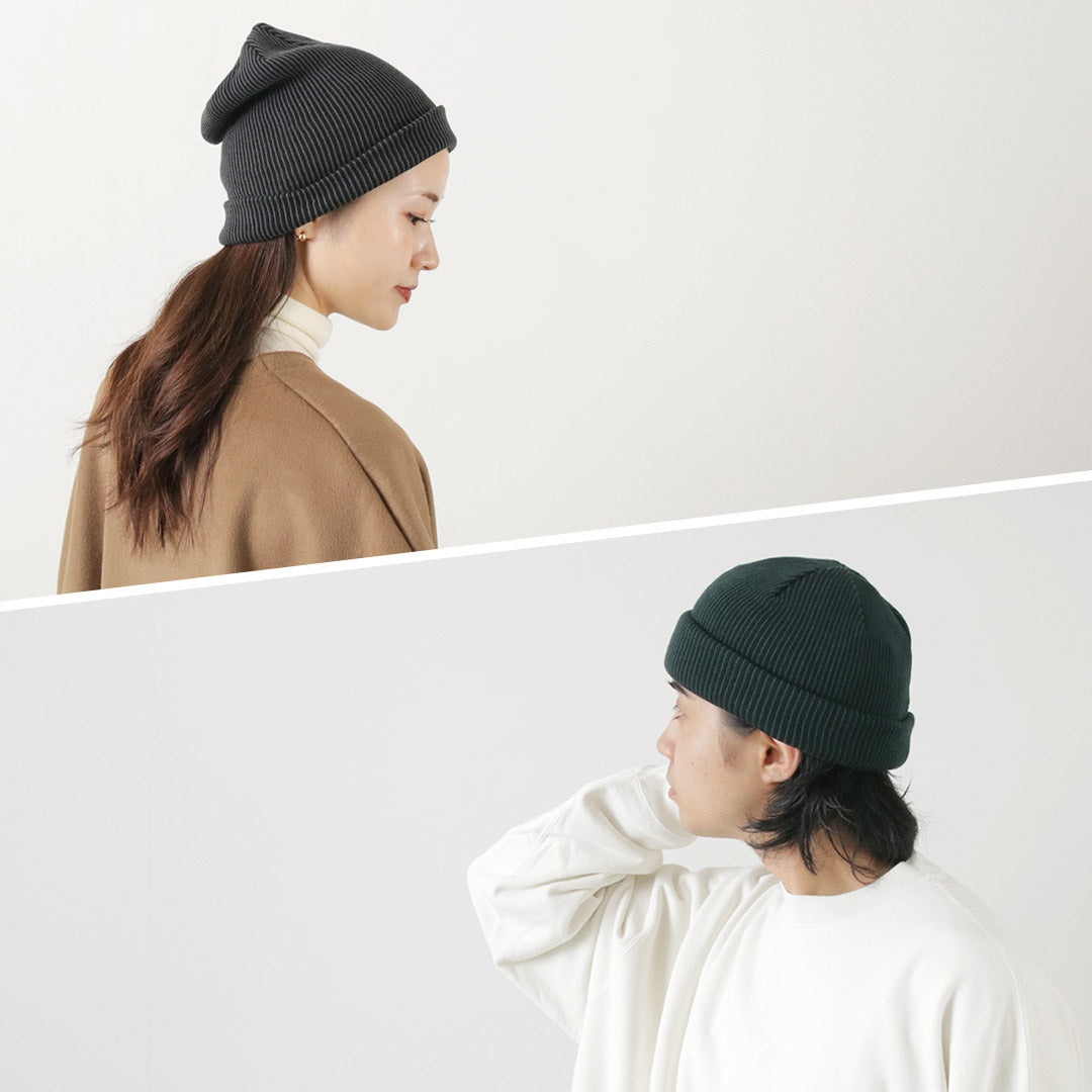 ROTOTO / Super soft 2-way beanie Stripe