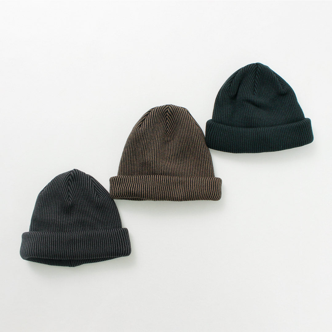 ROTOTO / Super soft 2-way beanie Stripe