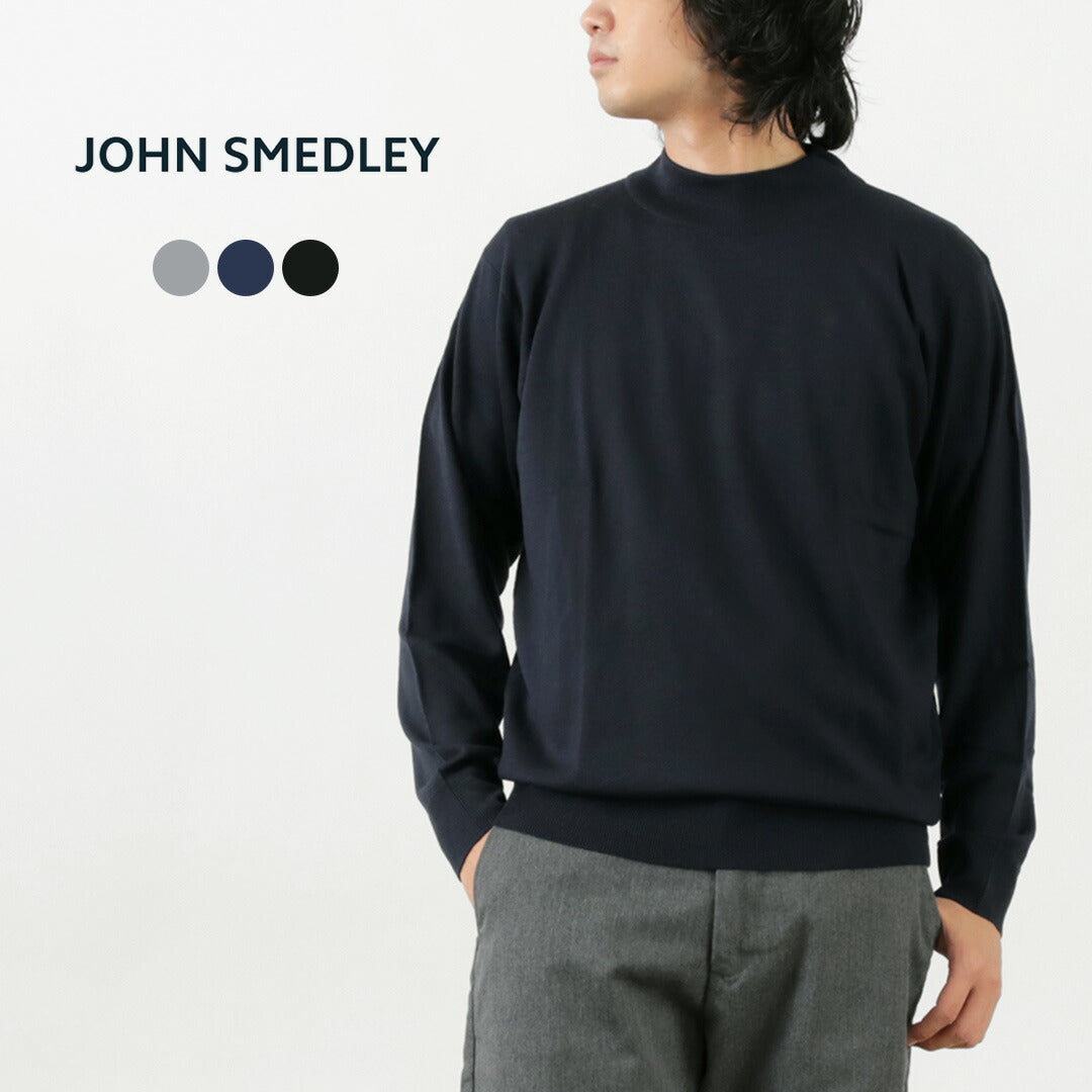 John Smedley / Merino Wool 24 GAUGE MOCK COUT TRICH