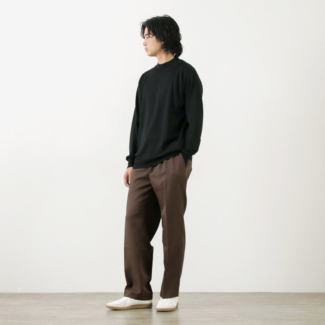 John Smedley / Merino Wool 24 GAUGE MOCK COUT TRICH