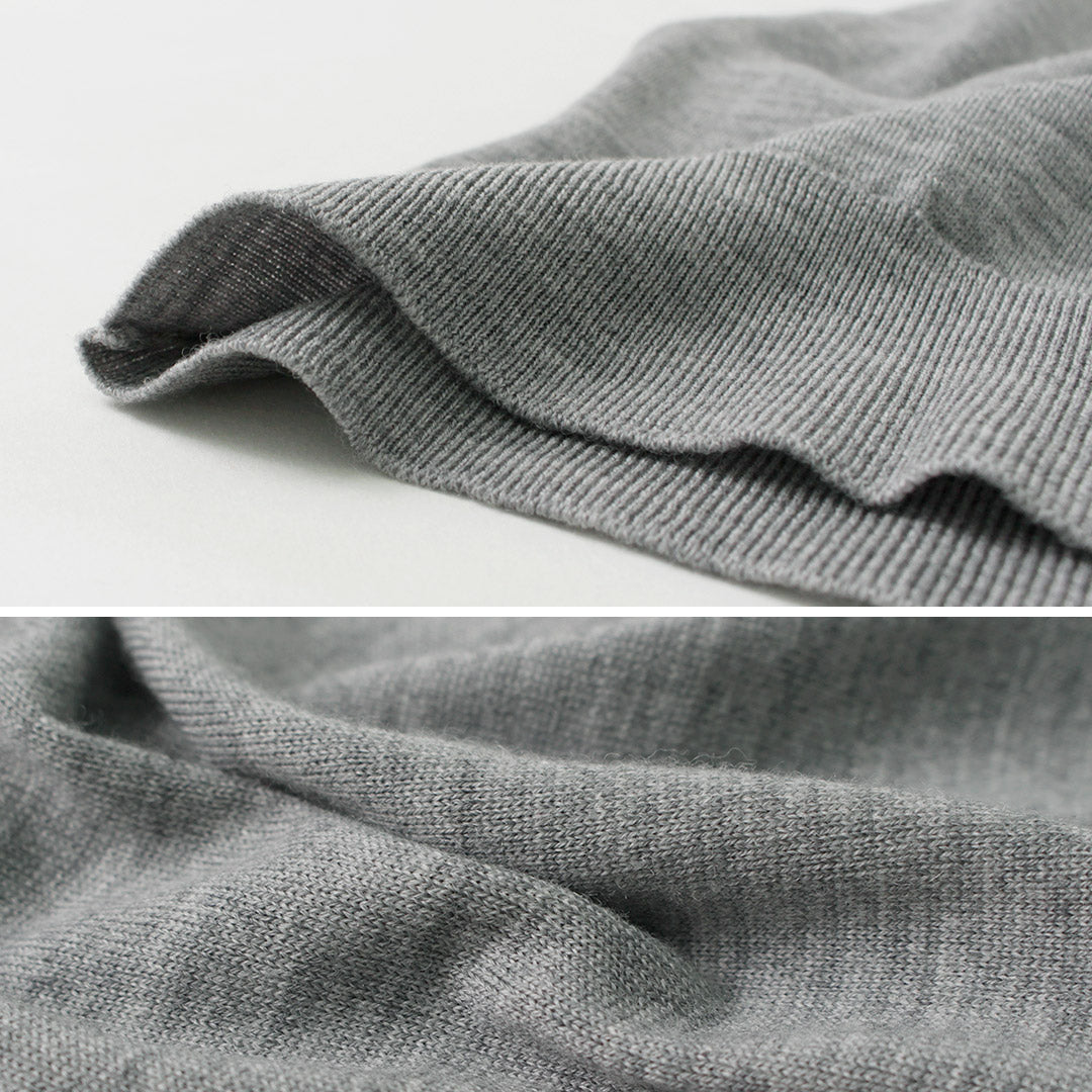 John Smedley / Merino Wool 30 게이지 30 게이지 V- 넥 니트 현대식 착용