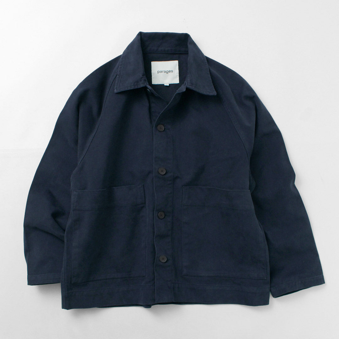 PARAGES / Coach Twill Overshirt Jacket