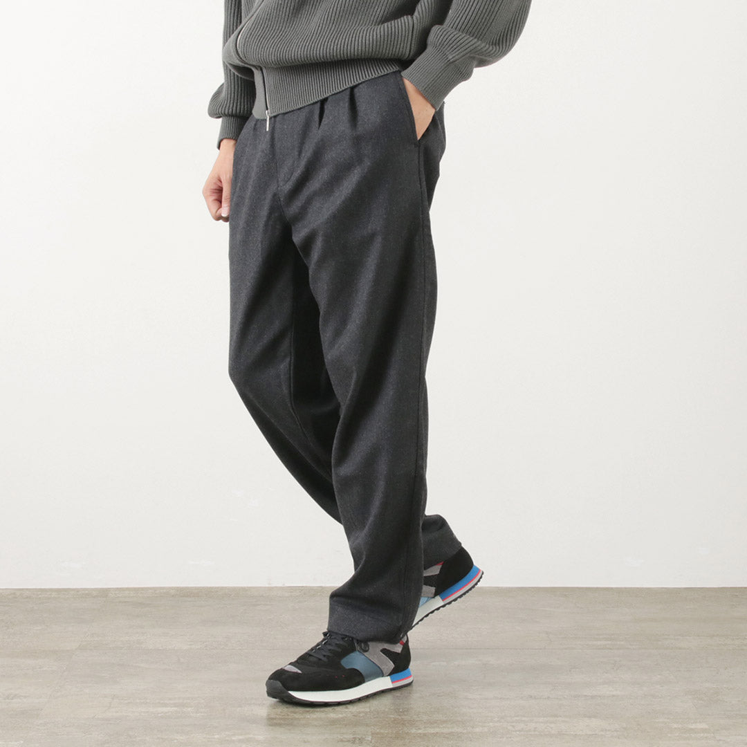 PARAGES / Double Pleats Wool Pants