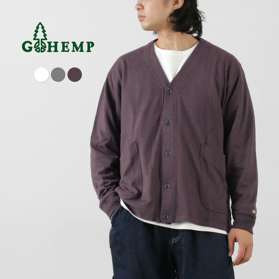 GOHEMP / Hemp Basic Cardigan