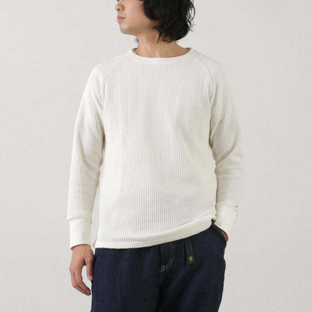 Gohemp / waffle de cáñamo Basic Raglan Crew